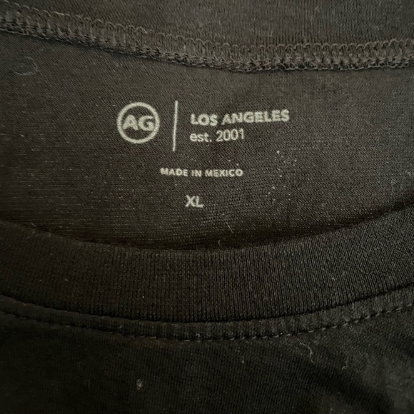 30. AG Los Angeles Basic Black Tee, Size XL, NWT - Picture 3 of 6
